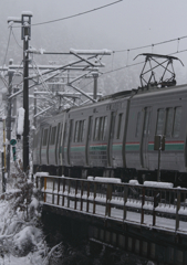 仙山線下り　高瀬駅　２