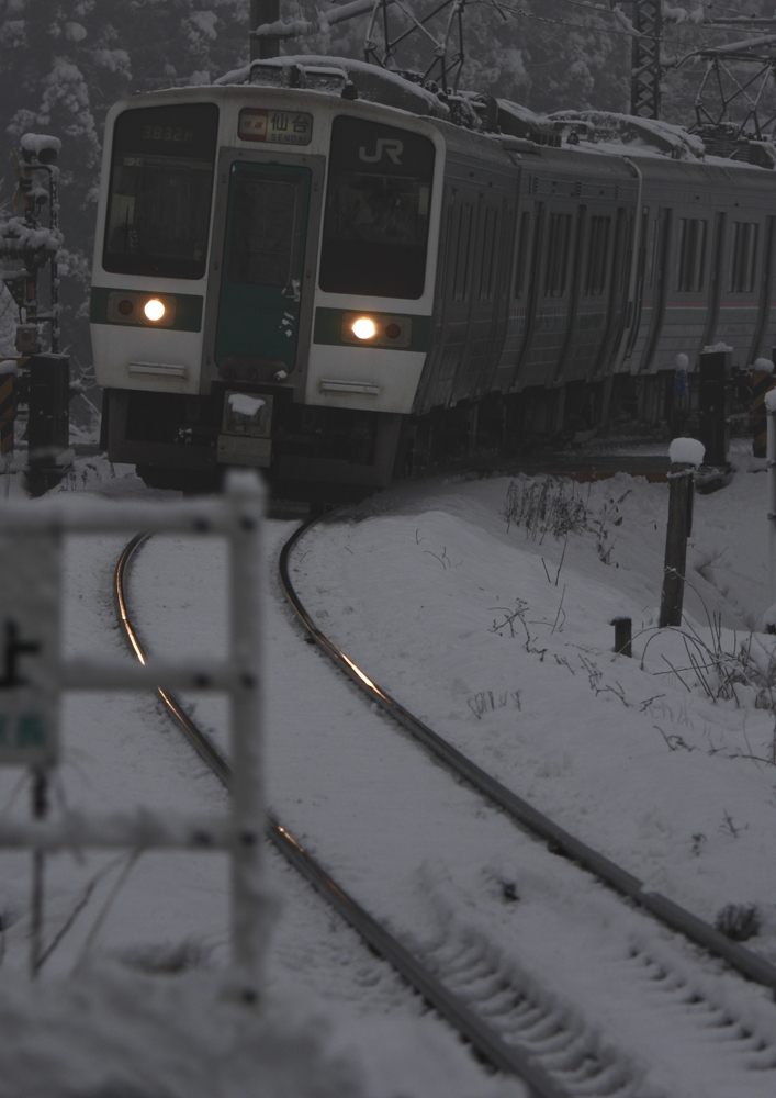仙山線上り　高瀬駅　１