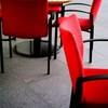 赤い椅子。