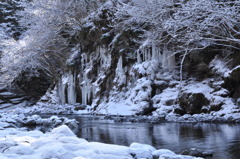 三十槌の氷柱