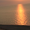 砂丘の夕陽