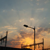 大栄橋からの夕日