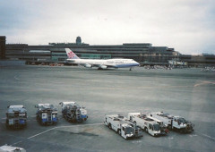 飛行機滑走