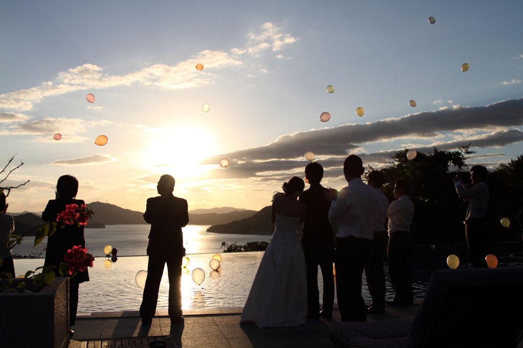 結婚式～風船