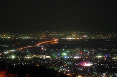 田舎の夜景