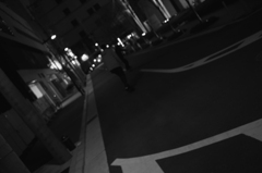 on the street