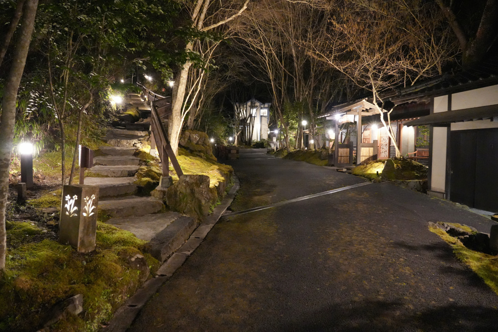 湯布院 お宿にて