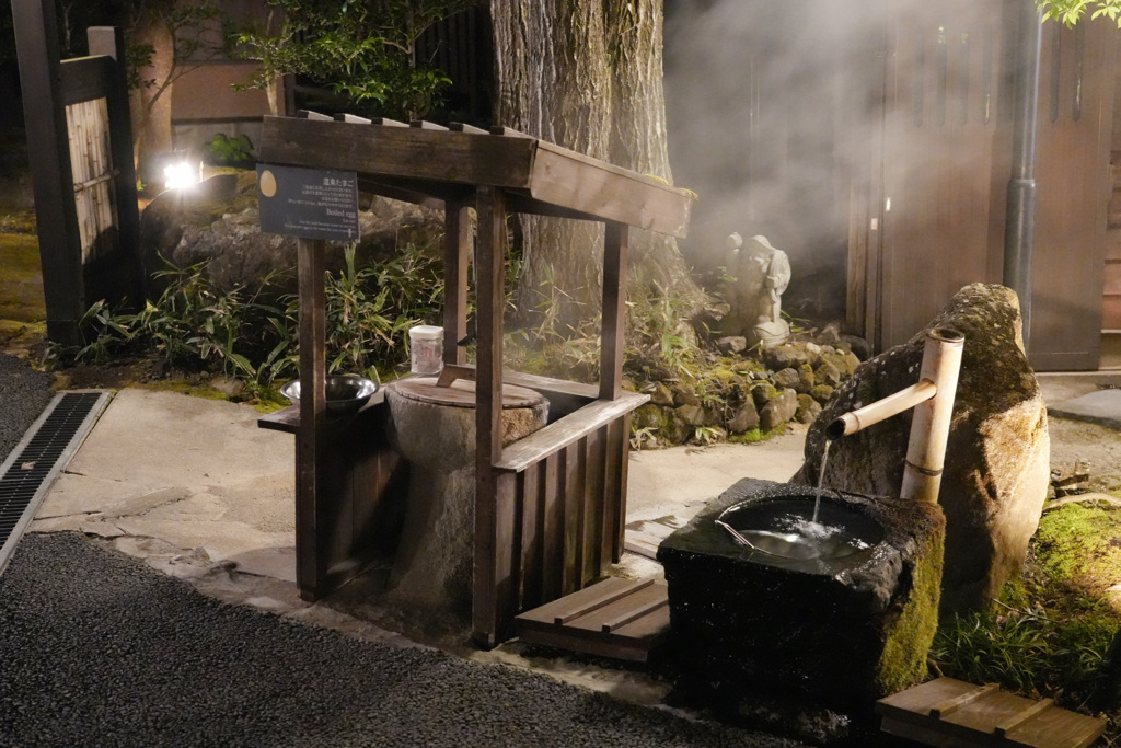 湯布院 お宿にて
