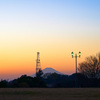 公園からの富士山