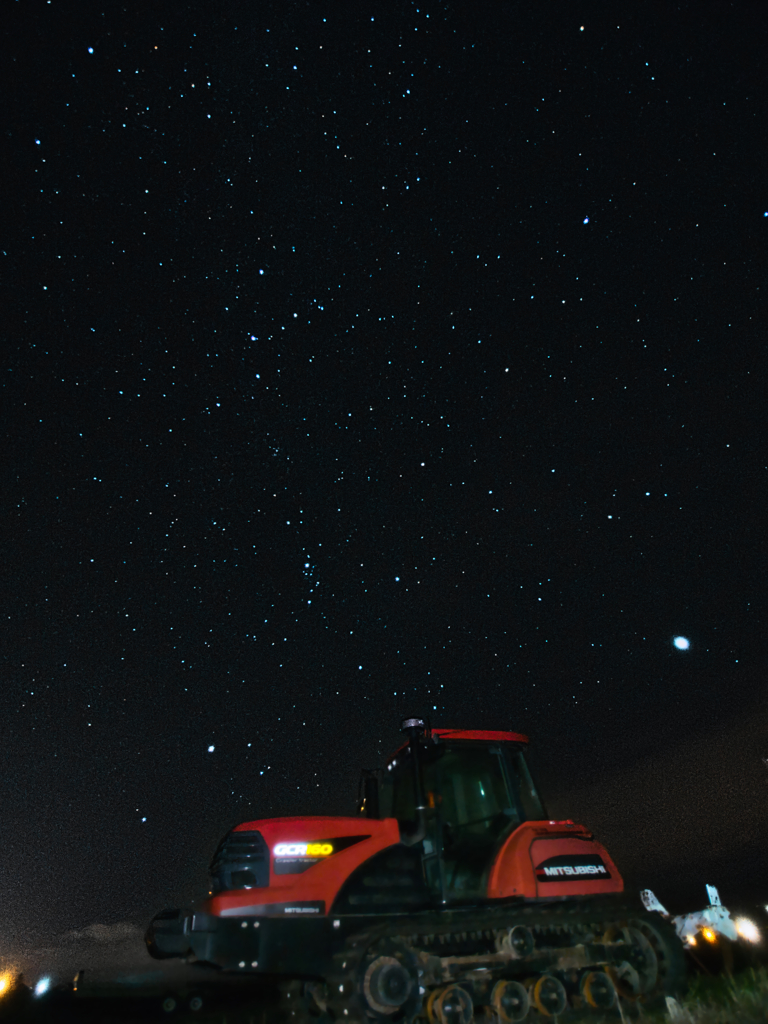 晩秋の夜空