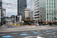 路面電車のある街