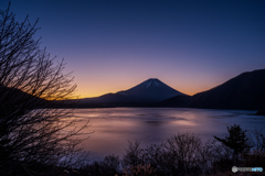 本栖湖夜明け前
