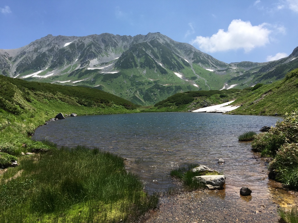 Mikuriga Pond at Murodo (Mt. Tateyama)