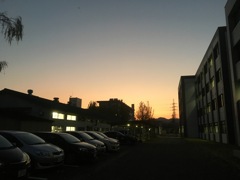 Sunset When Leaving the Office