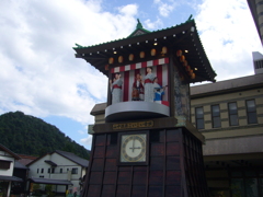 Gimmick Clock at Yamanaka Onsen Spa