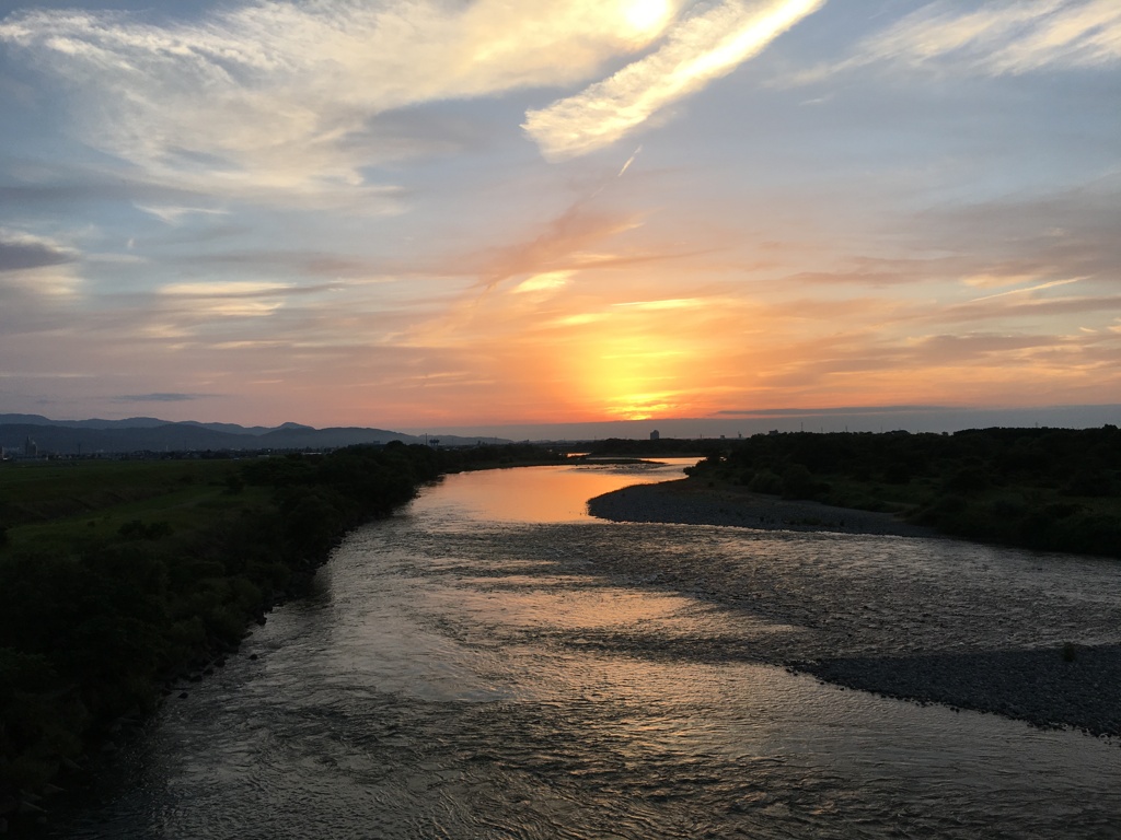 Kuzuryu River & Sunset