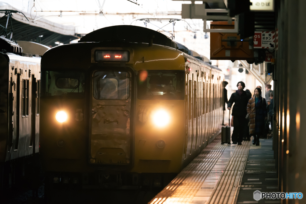 岡山在来線　黄色号