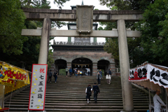 尾山神社　鳥居