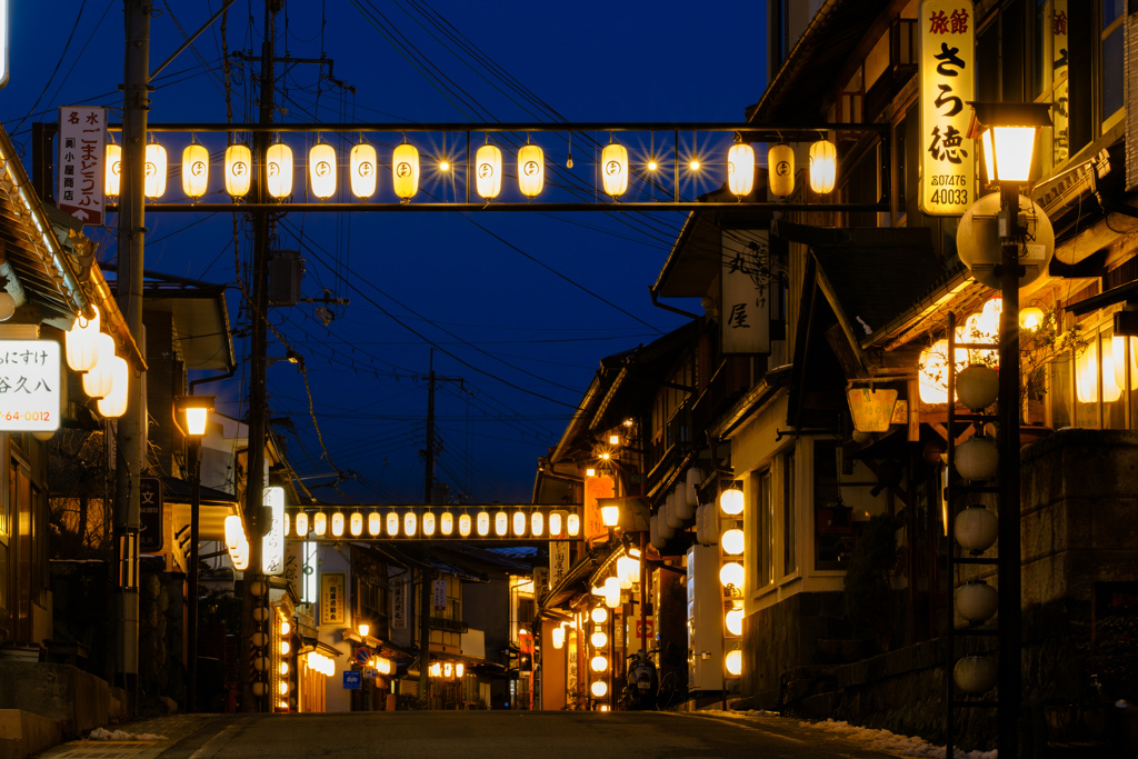 洞川温泉の夜景