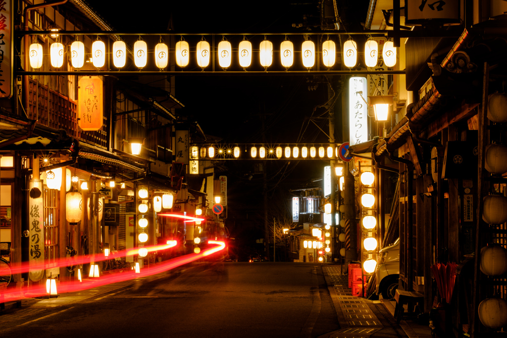 天川村の夜景