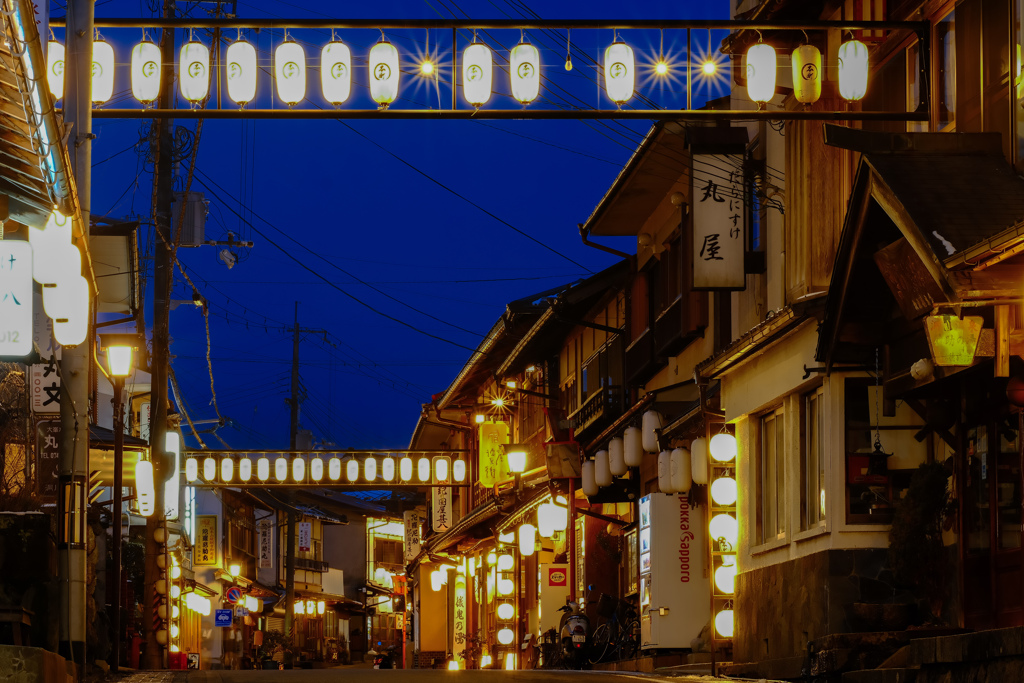 天川村の夜景