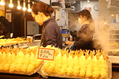 錦市場の天ぷら屋さん