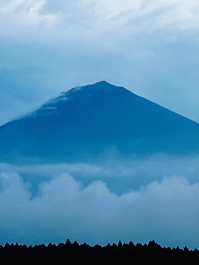 今朝の富士山