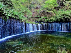 軽井沢　白糸の滝