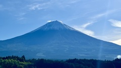 この時期に雪？