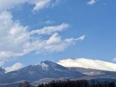 浅間山　雪化粧