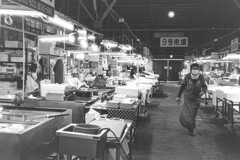 フィルムカメラを持って塩竈市場を覗いてみる