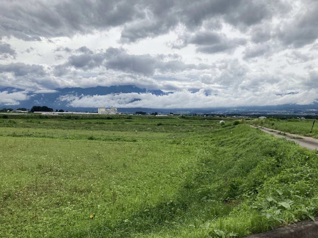 旅行中の空