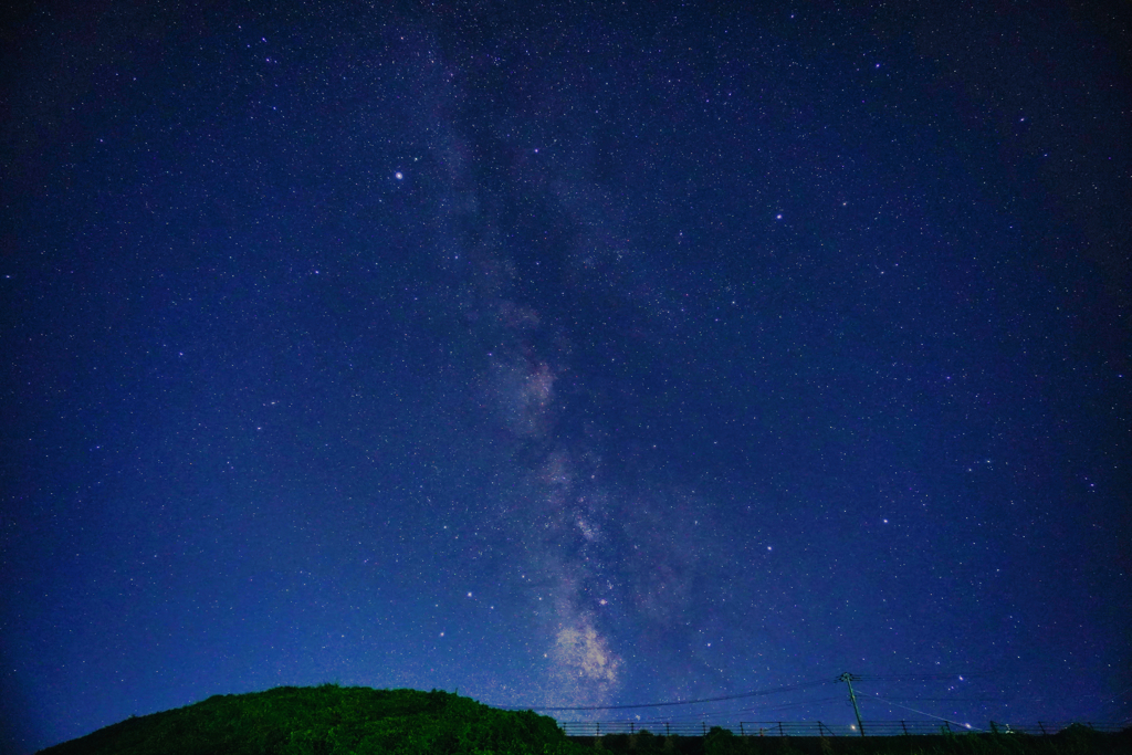 真夏の夜空