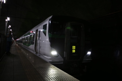 上越線 団体臨時列車　E257系5500番台　土合駅下りホームにて