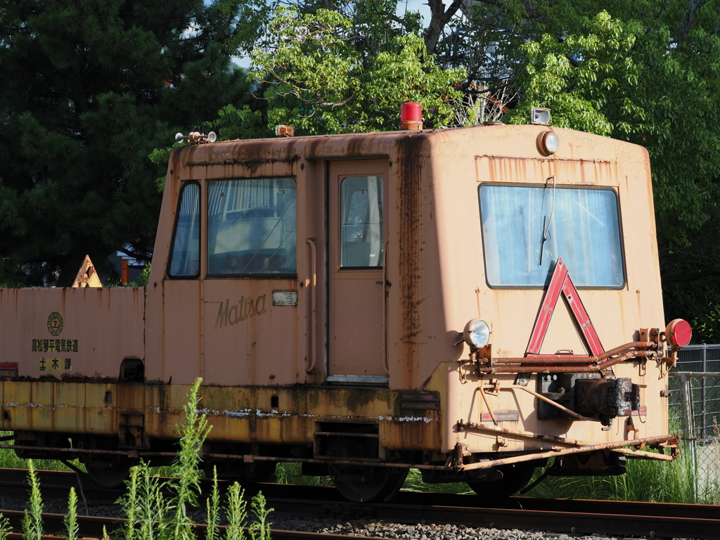 古い保線車両