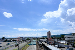 渋川駅 晴天