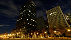 ビル群　夜景