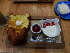 或るカフェのモーニングセット