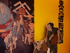 仄暗い展示室への入り口