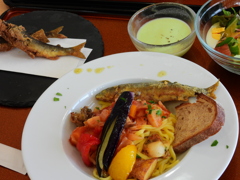 今日のパスタに