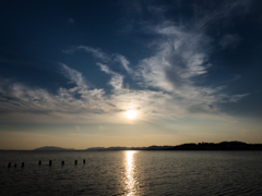 宍道湖の夕日