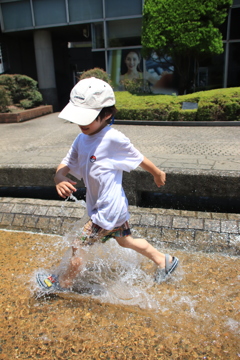 水遊び