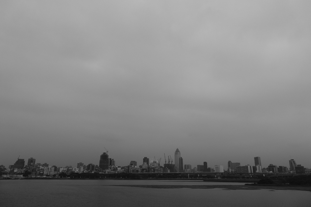 曇天の台北市