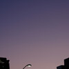 夕方のシルエット