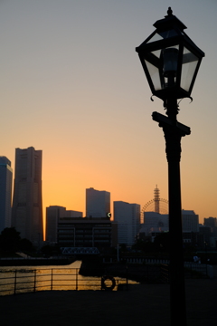 都市の街灯
