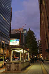 地下鉄駅入り口