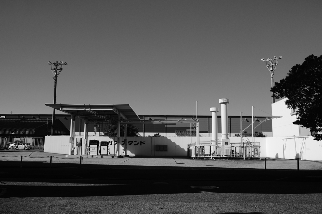 町外れのガソリンスタンド