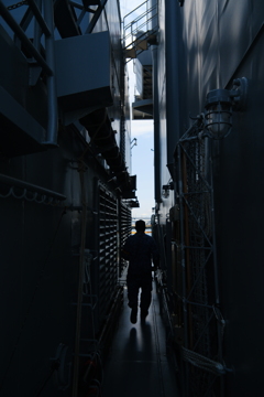 走る自衛官
