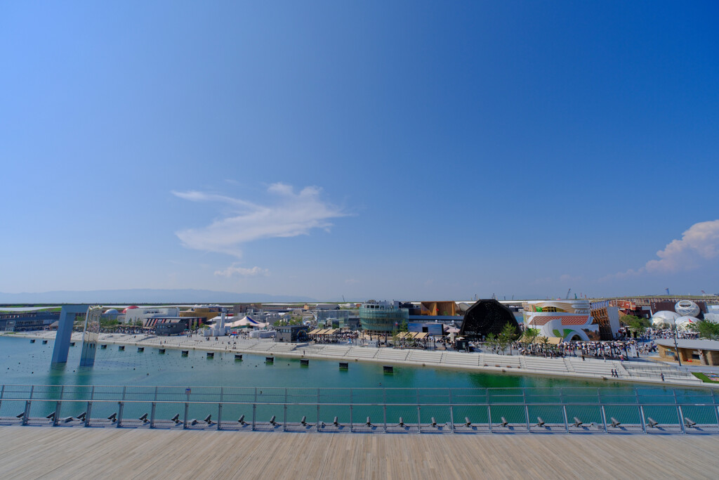 大屋根リングからの風景