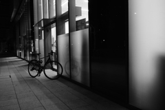 深夜の自転車